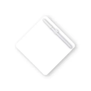 8 in x 8 in Diamond Custom Printed Memo Board with Magnets or Tape