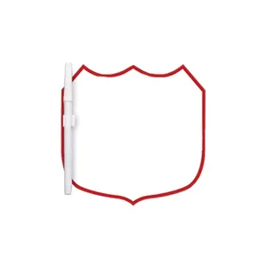 8 in x 8 in US Shield Custom Memo Board with Magnets or Tape on Back