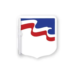 8 in x 8 in US Elect Custom Memo Board with Magnets or Tape on Back