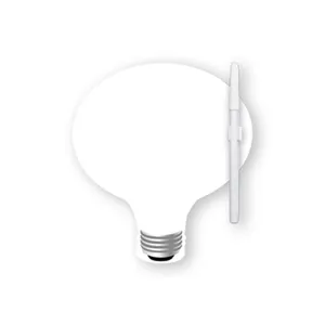 8 in x 8 in Lightbulb Custom Memo Board with Magnets or Tape on Back