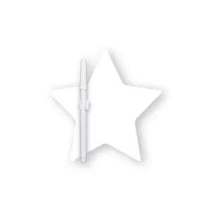 8 in x 8 in Star Shape Custom Memo Board with Magnets or Tape on Back