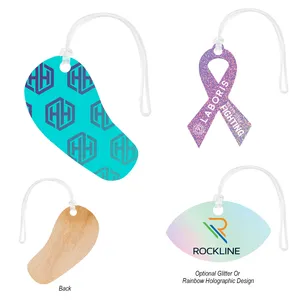 Full Color Wood Luggage Tag 6\"