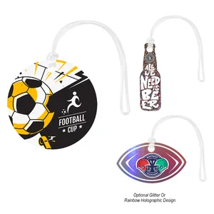 Acrylic Luggage Tag Custom Shapes 5\"