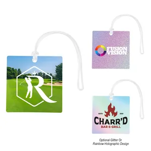 Acrylic Luggage Tag 4\" Square
