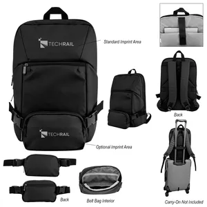Yosemite rPET Backpack With Removeable Belt Bag