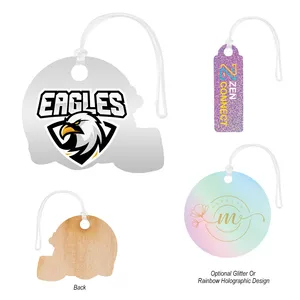 Full Color Wood Luggage Tag 9\"