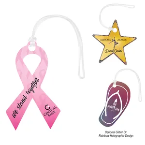 Acrylic Luggage Tag Custom Shapes 9\"