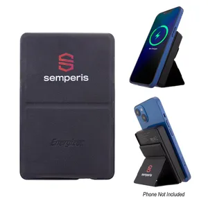5,000 mAh Energizer Mag-N-Kick Wireless Charger Power Bank And Phone Stand