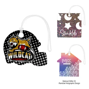 Acrylic Luggage Tag Custom Shapes 6\"