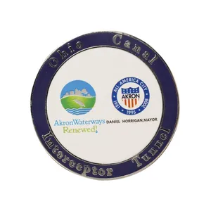 Hard Enamel Lapel Pin 1"