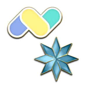 Hard Enamel Lapel Pin 1.25"