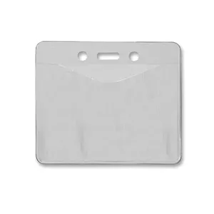 Top Load Badge Holder w/Slot/Chain Holes
