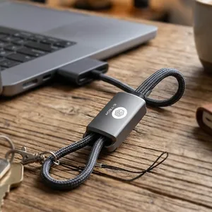 Zinc Alloy Key Chain Style Cable