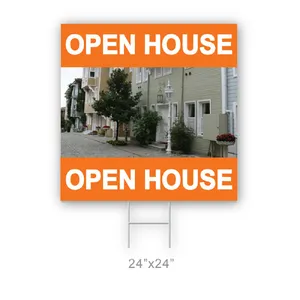 Coroplast Yard Sign - 24" x 24" - 2 Sided