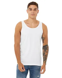 Bella Canvas Unisex Jersey Tank - White - Full Color Imprint