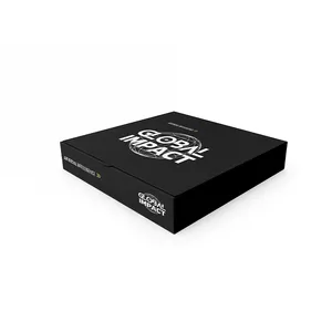 9 in X 8.75 in x 1.25 in 4CP Full Bleed E-Flute Tuck Box