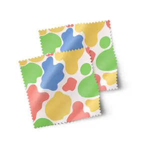 5 in x 5 in Custom Full Color Microfiber Cleaning Cloth