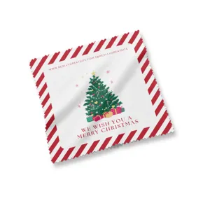 8 in x 8 in Custom Full Color Microfiber Cleaning Cloth