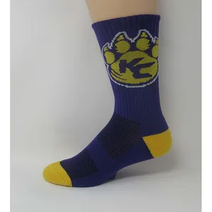 Custom Knit Dress Socks with Knit-in-Logo