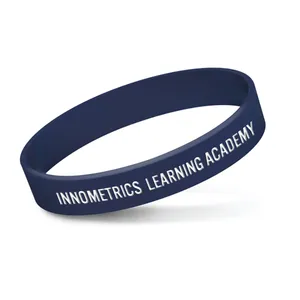 1/2 inch Inkjected Silicone Wristband
