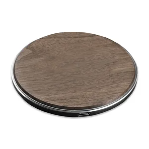 Walnut 15W Wireless Charger