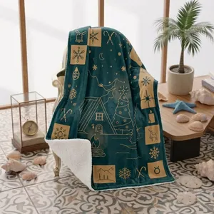 Polyester Sherpa Plush Blanket