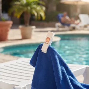 Full-Color Beach Towel Chair Clip
