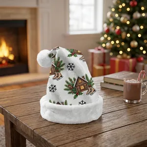 Velvet Velour Holiday Puff Hat