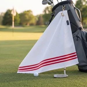 Ribbed Cotton-Blend Golf Towel