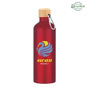 25 Oz. Aluminum Bottle with Bamboo Lid