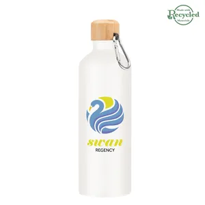 25 Oz. Aluminum Bottle with Bamboo Lid