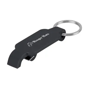 Slim Bottle Opener with Split Ring
