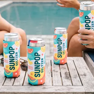 12 Oz. Full-Color Slim Seltzer Cooler