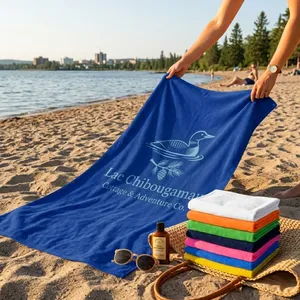 35" x 60" Premium Cotton Velour Towel