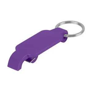 Slim Bottle Opener with Split Ring
