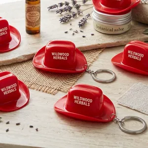 Western Hat Bottle Opener Keychain