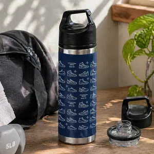 18 Oz. Full Laser Davenport Stainless Steel Bottle