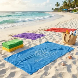 30" x 60" Cotton Velour Beach Towel