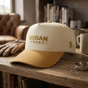 Vintage-Fade Two-Tone Canvas Cap