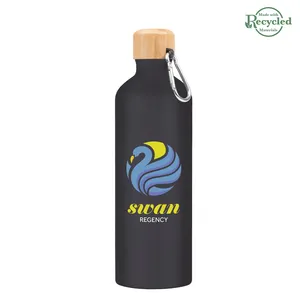 25 Oz. Aluminum Bottle with Bamboo Lid