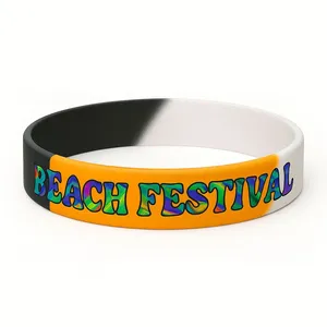 Full Color Silicone Wristband 1/2”