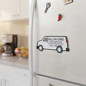 Custom Full-Color Van-Shaped Magnet