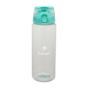 Cool Gear® Cylinder Bottle with Halo Lid - 32 Oz.