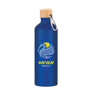 25 Oz. Aluminum Bottle with Bamboo Lid