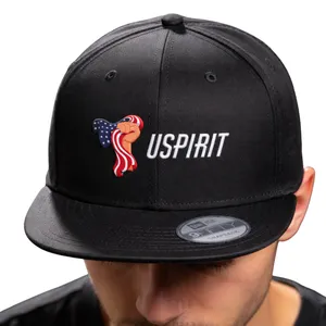 High-Profile Cotton Flat Bill Cap