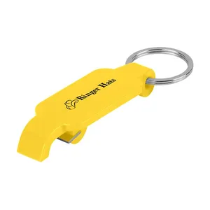 Slim Bottle Opener with Split Ring