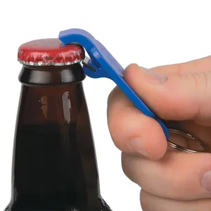 Slim Bottle Opener with Split Ring