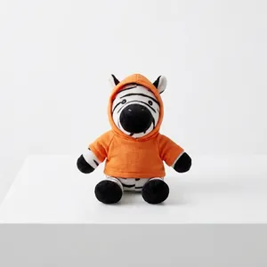 6" Customizable Zander Zebra Plush Toy