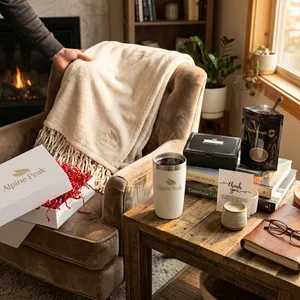 Cozy Coffee & Blanket Gift Set