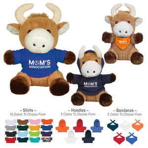 6" Bull Stuff Animal